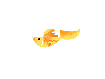 Fish color fish fish logo texture vector