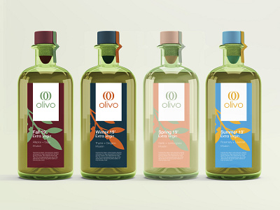 Olivo bottle set branding packagedesign packaging
