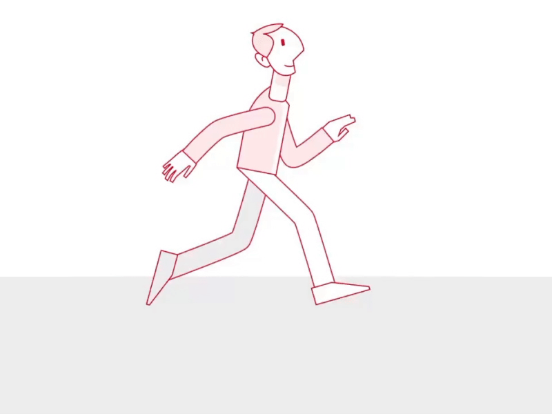 Run cycle 2d ae aftereffects character design gif illustration looping motion motion graphics motiongraphics run cycle