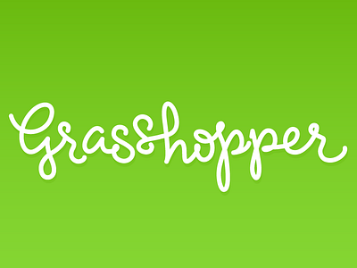 Grasshopper II brand grasshopper green identity