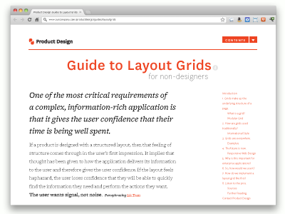 Guide to Layout Grids (for non-designers) concept day job identity quick typography website