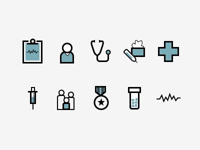 Medical Icons health icons information design personal