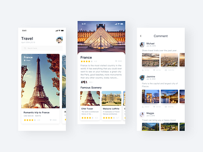 Travel app design icon interactions interface travel ui ux