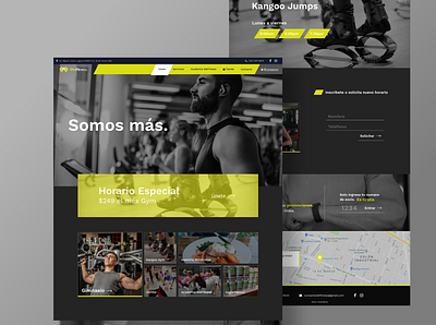 WeFitness fitness gym mexico online planetoide platform ui web webdesign