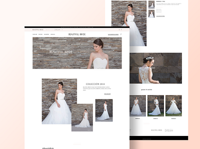 Beautiful Bridal Dress bridal bride dress mexico planetoide web webdesign wedding