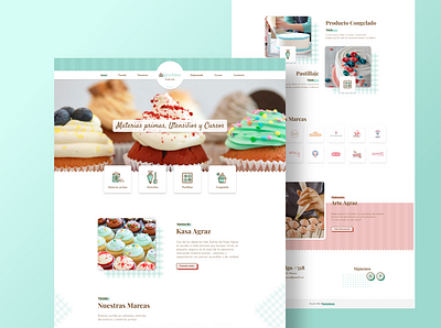 Kasa Agraz bakery cake mexico planetoide ui web webdesign