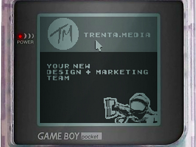 Website on Game Boy gameboy pixel art web design