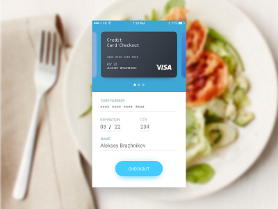 Daily Ui #02. Credit Card Checkout