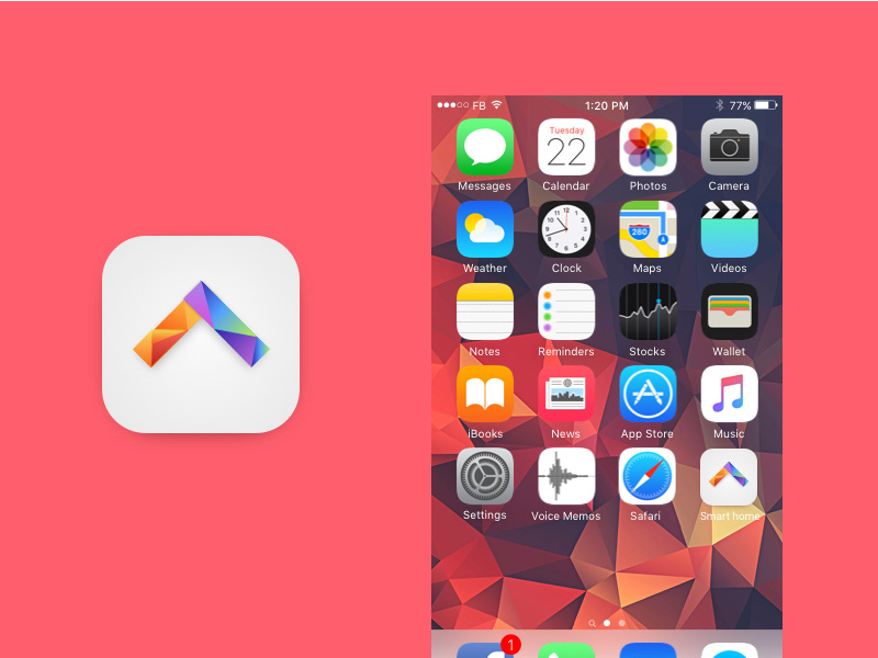 Daily Ui #05. App icon design ui smarhouse house home appicon icon dailyui