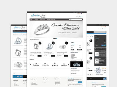 Ecommerce website ecommerce website jewellery shop ui ux website website design