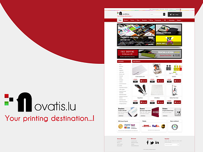 Ecommerce website e commerce website print printing shop ui ux website website design