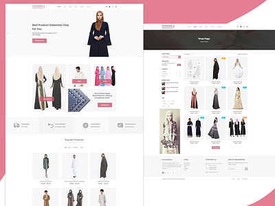 Fashion beauty dress e commerce website ecommerce fashion kids men ux website website design women