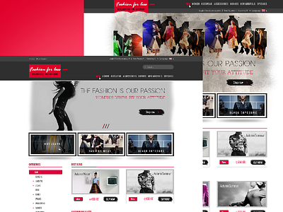 Fashion beauty design e commerce website ui ux website website design