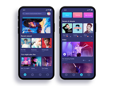 Music App app music ui