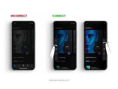 New smart way for Mobile navigation system 📲 android designsystem futuristic gesture interaction ios mobile navigation product design recognition rethink tabbar ui uiux ux