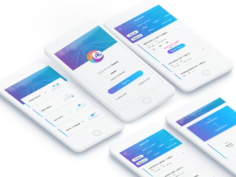 Indian Railway App Redesign Concept by Deena Babu on Dribbble