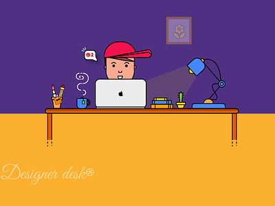 Designer Desk illustration