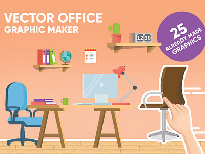 Office vector graphic maker