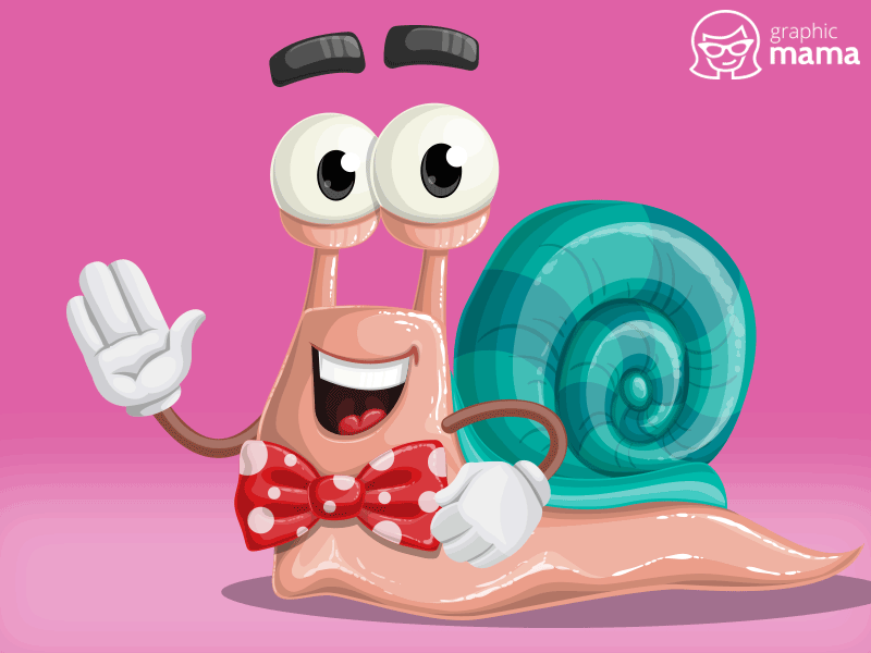 Mr. Snailo Snailsh by GraphicMama on Dribbble