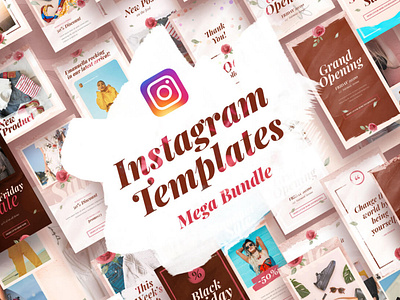 Instagram Templates Mega Bundle