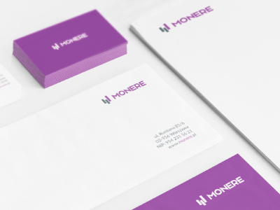 Monere branding account auditor branding chart violet