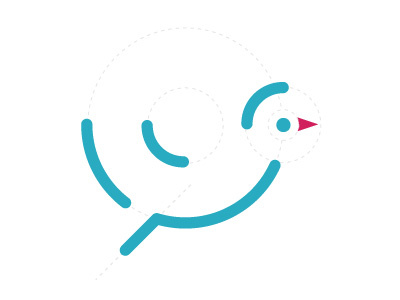 Talkbird logo bird communication connection language talk wifi
