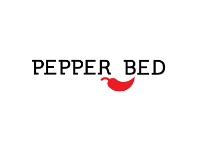 Pepperbed bed bedding hot pepper pillow red