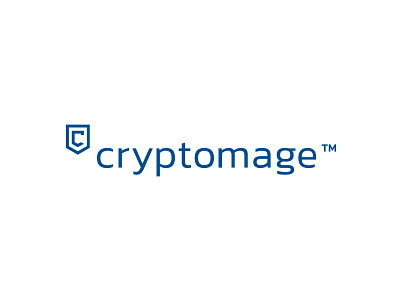 Cryptomage / Cybersecurity solutions blue cybersecurity letter c security shield technology