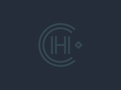 CH Monogram blueprints branding development logo monogram plans property