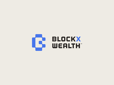 Block X Wealth blockchain branding crypto cryptocurrency design icon identity invest investment letter logo money monogram typography vector