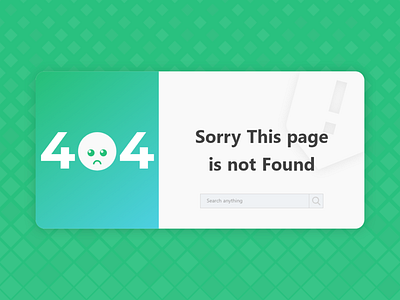 404 Page 404 page adobe xd web design website