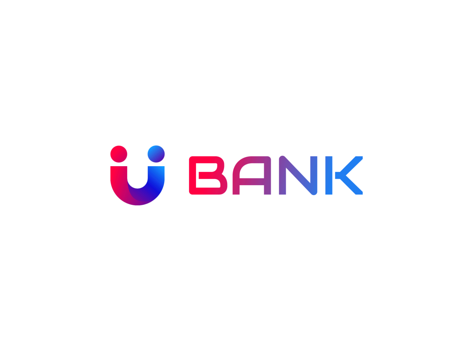 U-Bank Logo Animation ae animation branding icon logo typography