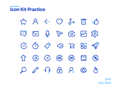 blue Icon Kit