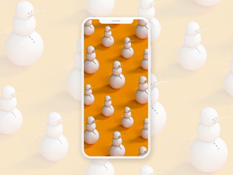 snowman wallpaper