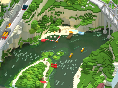 Dordogne river dordogne kayak river voxel