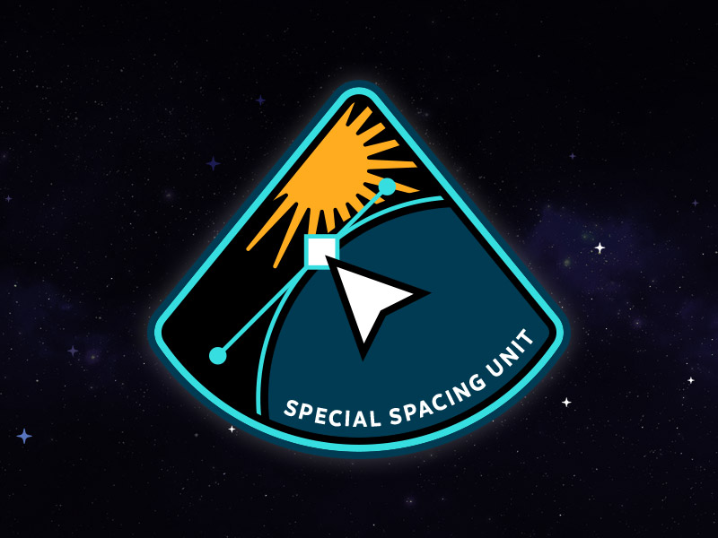 Special Spacing Unit Mission Patch by Julien on Dribbble