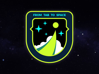 From Tab To Space Mission Patch cyberspace building crew mission patch
