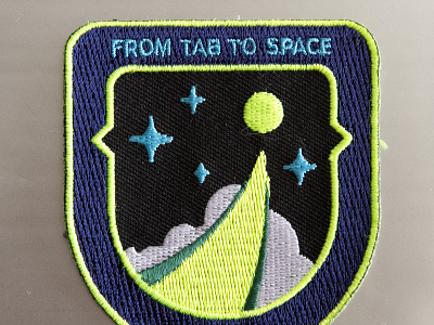 From Tab To Space cyberspace building crew mission nasa patch