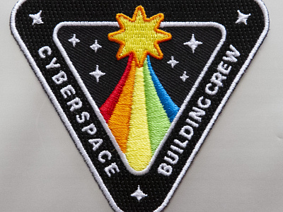 Cyberspace Building Crew cyberspace building crew mission nasa patch