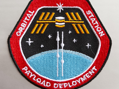 Orbital Station cyberspace building crew mission nasa patch
