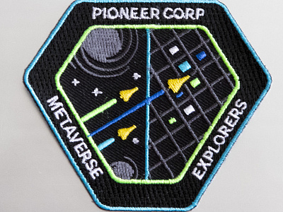 Metaverse Explorers cyberspace building crew mission nasa patch