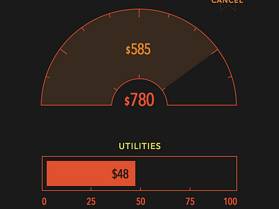 Slate app dashboard expense income iphone