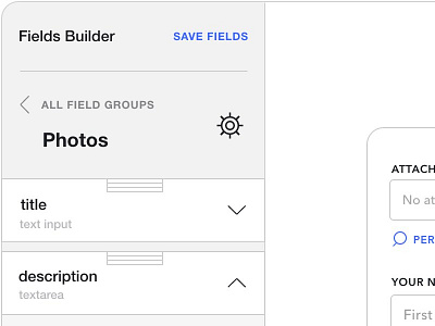 WordPress Fields Builder meta react ui wordpress