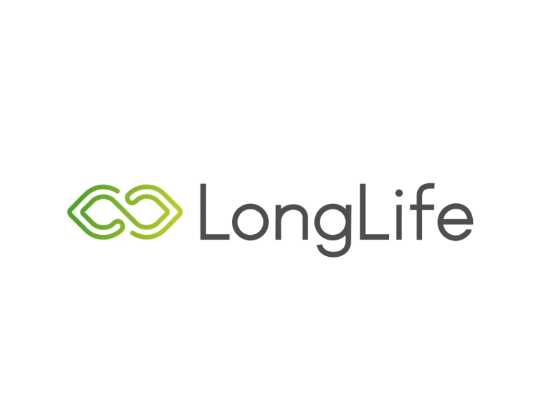 LongLife Foundation animation design graphic green infinity leaf logo motion nature typography
