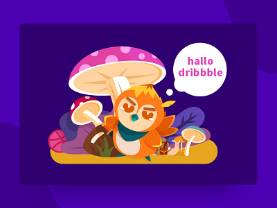 Hallo Dribbble~!