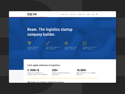 Beam - Website branding figma human centered design interaction design micro animations ui user experience user interface ux webite wordpress