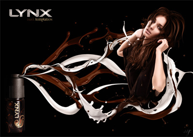 Lynx Chocolate Web brown can chocolate coco dark deodorant lynx melt melting rich smooth white woman