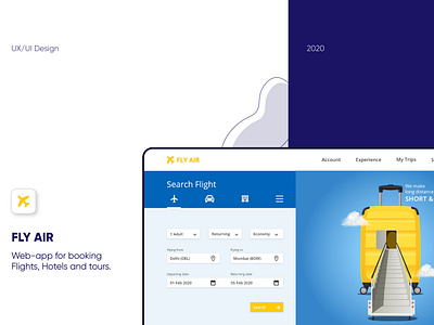 FLY AIR - Web-App Design | UI Design