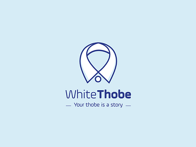 white thobe branding identity logo