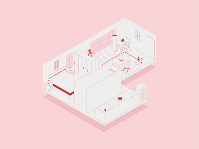 Home 2020 design illustration ui web